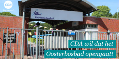 CDA wil dat het Oosterbosbad opengaat