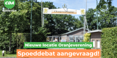 Verzoek interpellatie Oranjevereniging